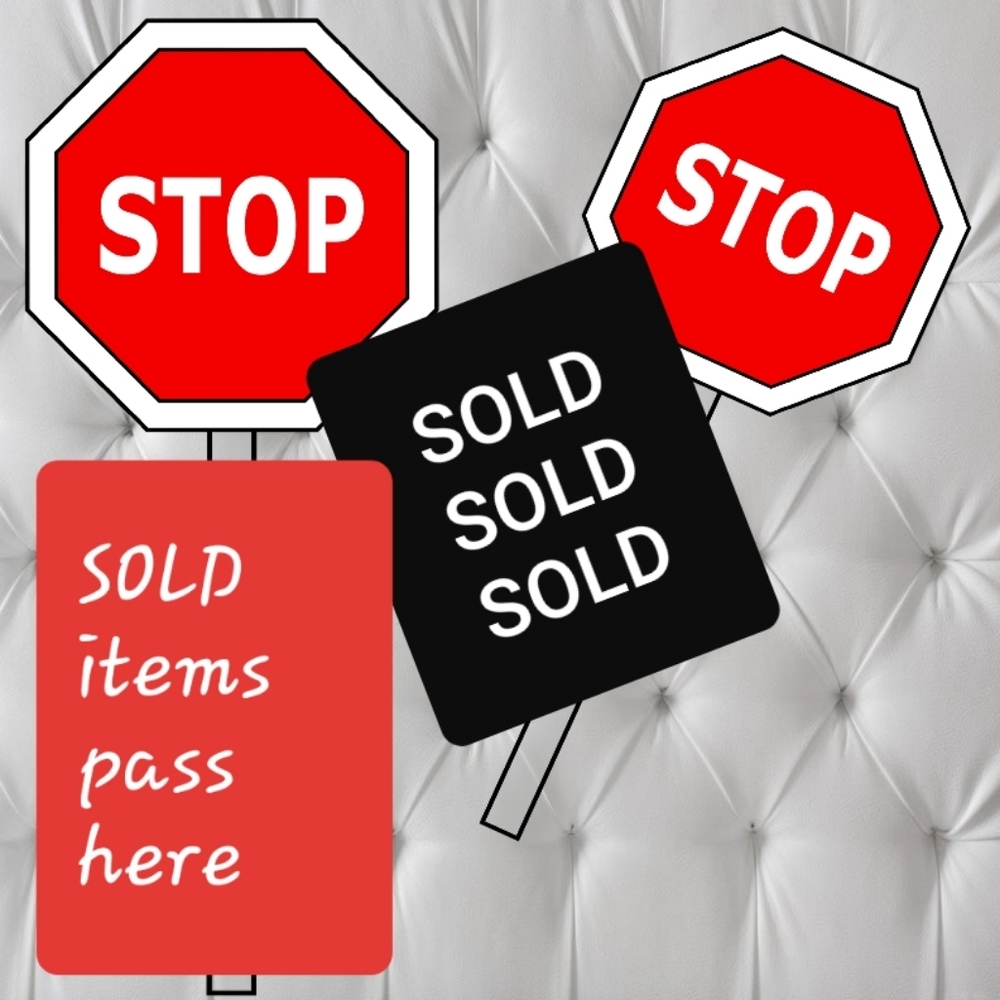 SOLD items pass here!
